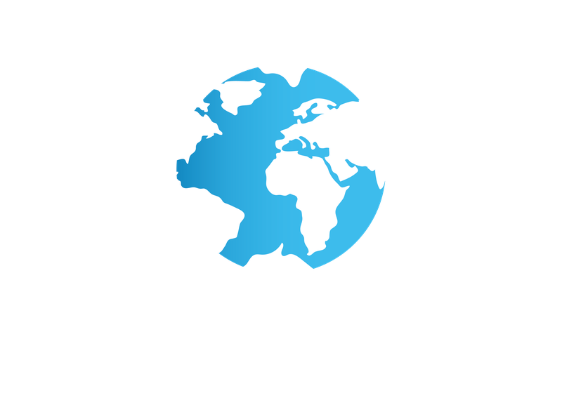 Tsamma logo - a globe inside a Tsamma melon